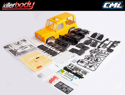 KILLERBODY LR90 HARDBODY SET PAINTED YELLOW - KBLR002