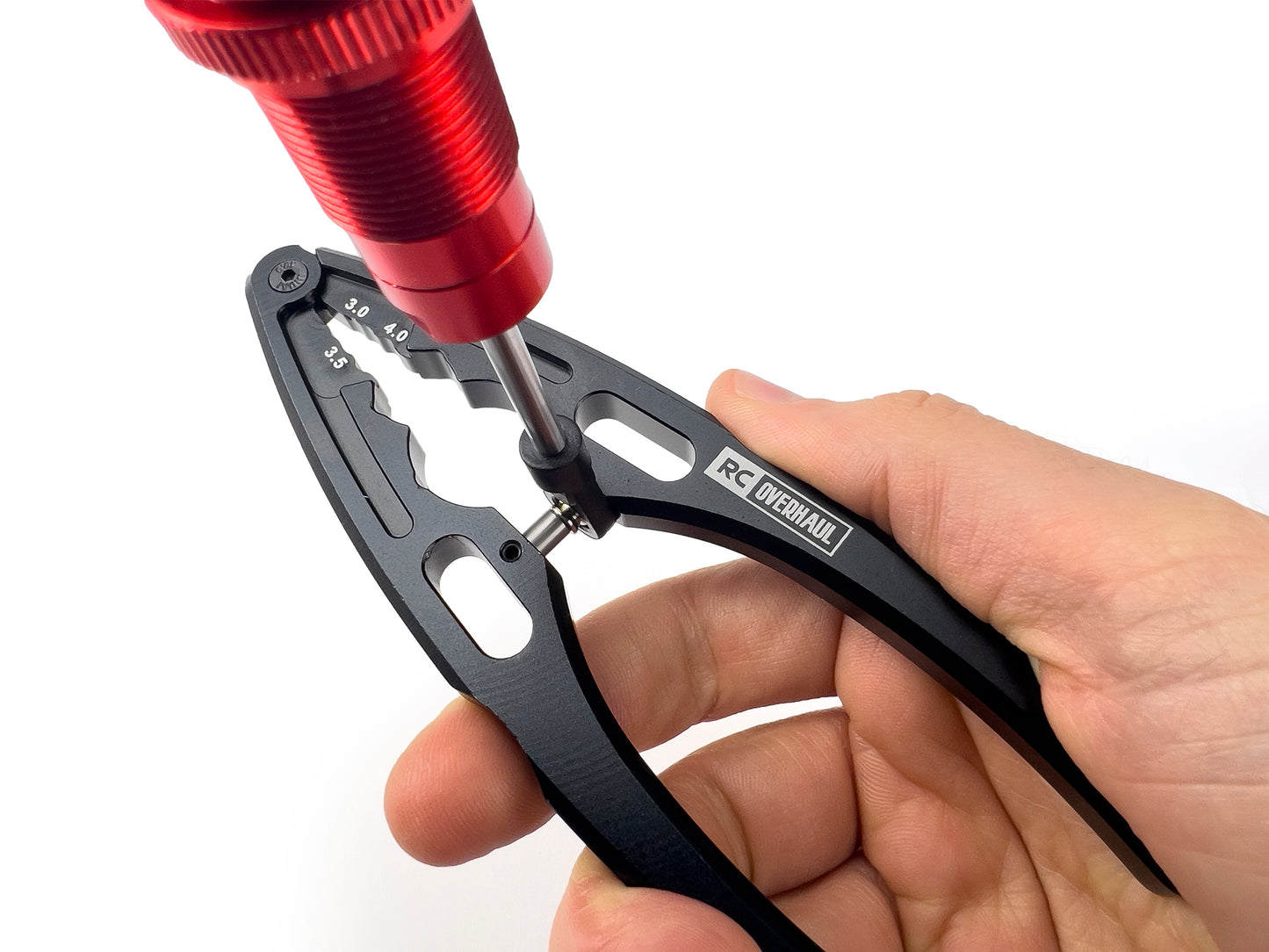 Shock Shaft & Ball End Pliers Black Alum - T-RCO-TL007
