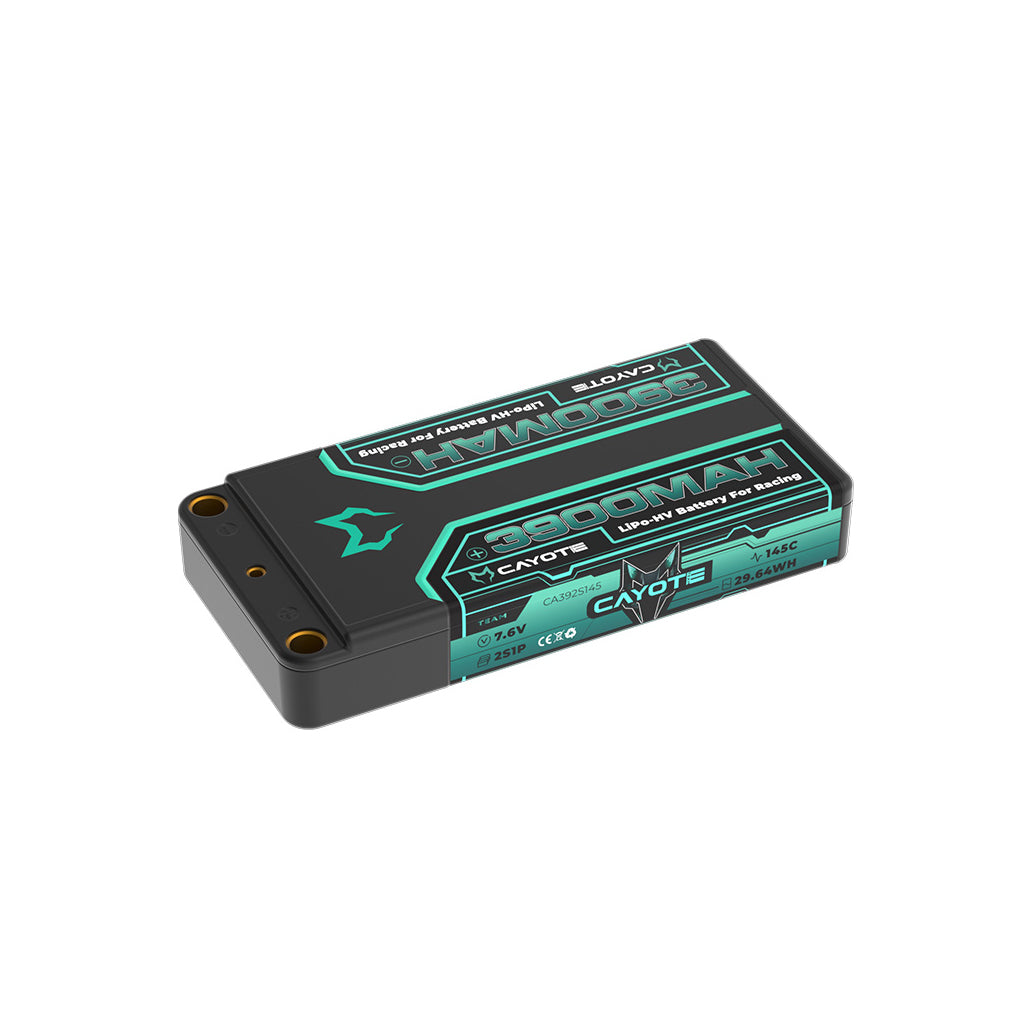 CAYOTE LiPo 3900mAh HV Shorty 7.6v 15.8mm 142g - CA392S145