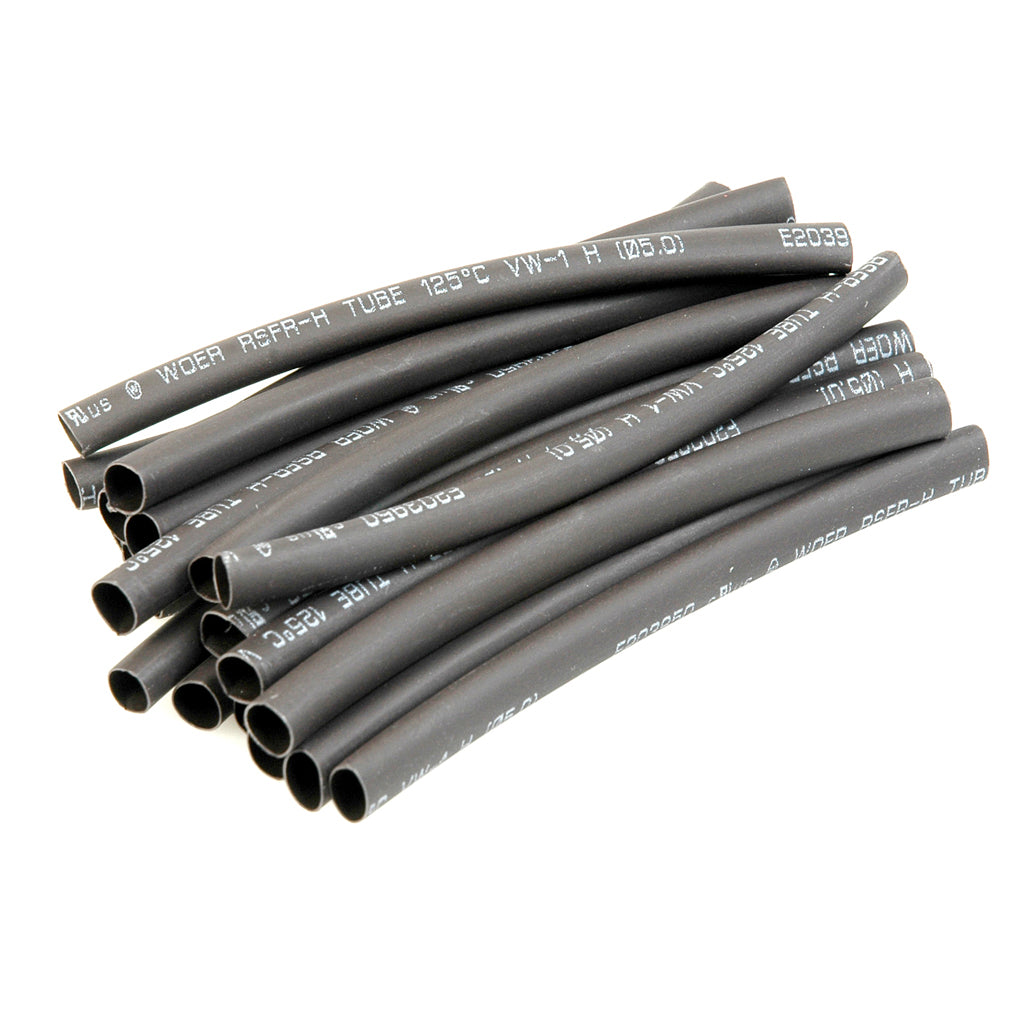 Heatshrink 5.0mm dia Black - 20pcs - CR123