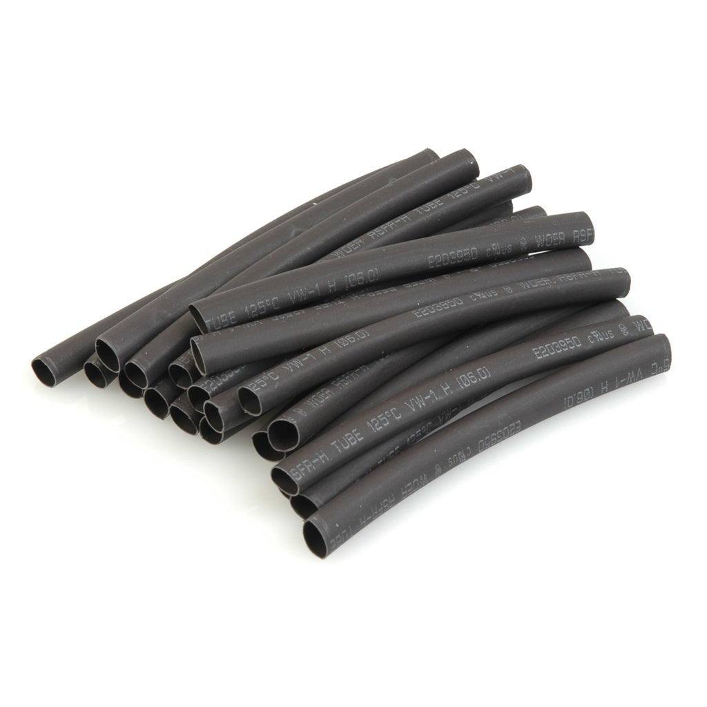 Heatshrink 6.0mm dia Black - 20pcs - CR124