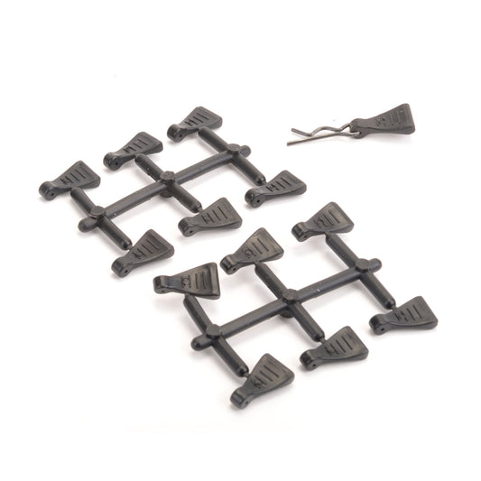 Rubber Body Clip Pulls - pack of 12