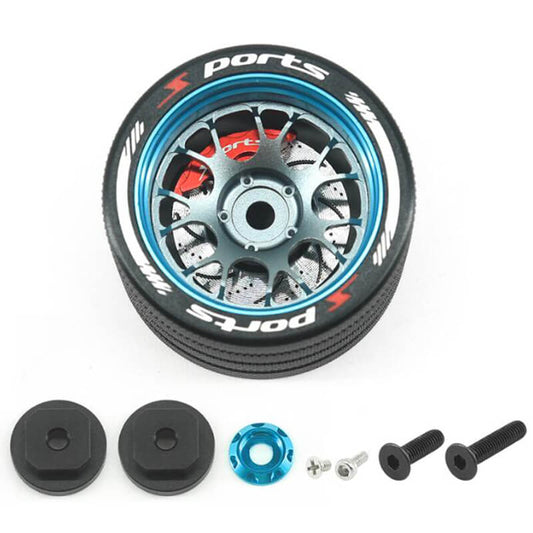FASTRAX ALUMINIUM STEERING BBS WHEEL - SANWA, FUTABA, FLYSKY - FAST422B
