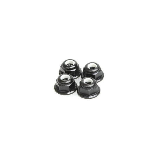 M4 Nyloc Wheel Nut - Black Alloy (pk4) U2812