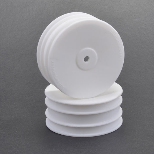 U4496 - Schumacher Wheel; Hex Front - White - 4wd - pr