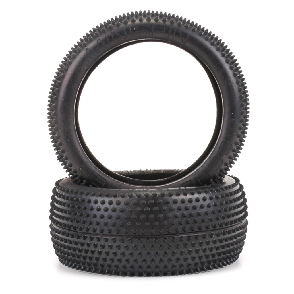 U6725 - Schumacher MINI PIN 1/8th Tyre - Silver (pr)