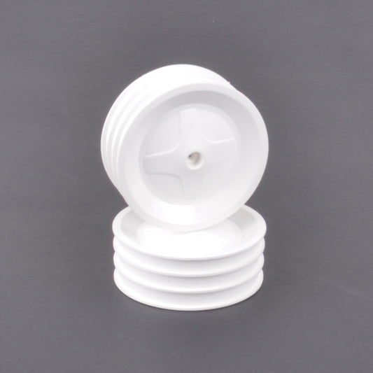 U7597 - Schumacher Front Wheels White (pr) - TC,CC,PC